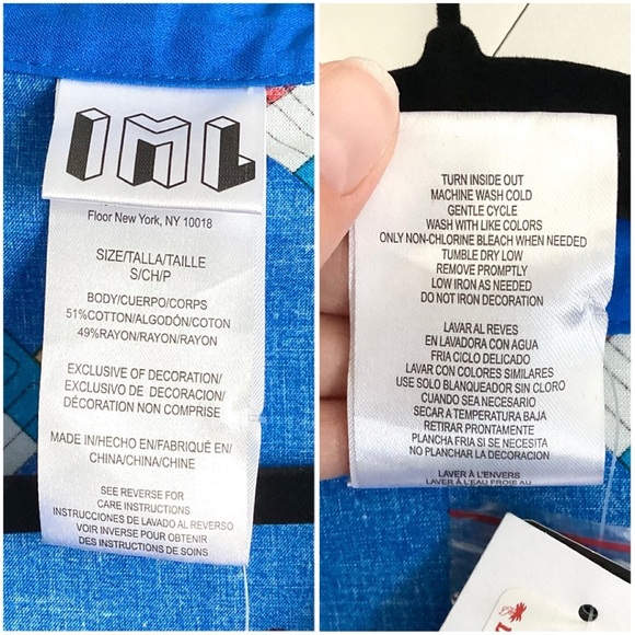 \IML\ NWT Men’s Popsicle Short Sleeve Button Down - Picture 14 of 14